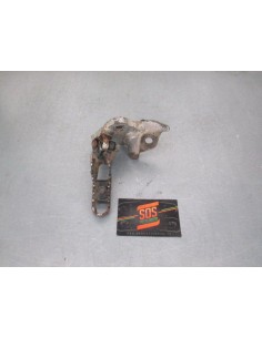 Platine avant gauche repose pied conducteur HONDA TRANSALP 600 1987 - 1990