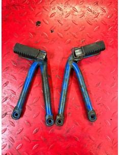 Platine repose pied passager arrière gauche et droite SUZUKI DR 600 1985 - 1990