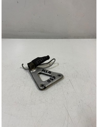 Platine repose pied passager arrière droite KAWASAKI KLR 650 1987 - 2007