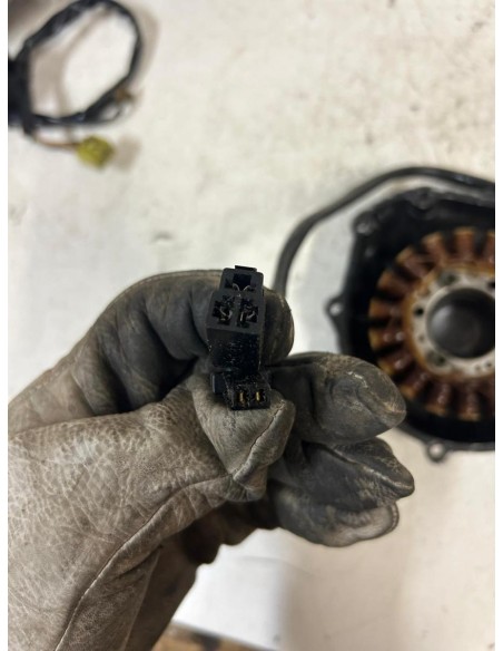 Carter d'alternateur avec stator SUZUKI HAYABUSA 1300 2002  -  2007