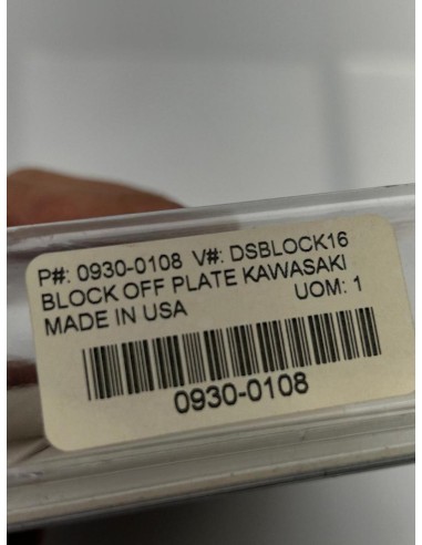 Capteur anti pollution  -  Plaque de suppression de valve de recyclage des gaz KAWASAKI ZX 12R 2002  -  2005