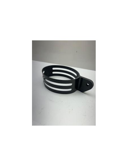 Support échappement LeoVince carbon Ovale