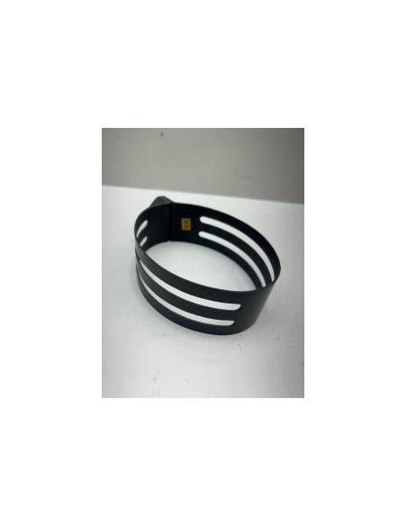 Support échappement LeoVince carbon Ovale