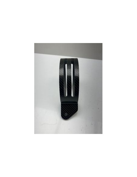 Support échappement LeoVince carbon Ovale