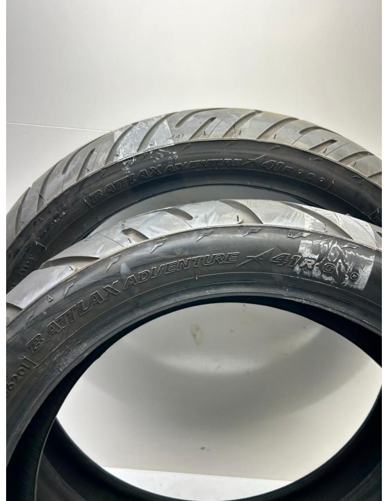 Train de pneu Bridgestone A41 120 70 19 + 170 60 17 Occasion