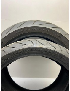 Train pneus Metzeler Sportec M7 RR 120 70 17 / 180 55 17 Occasion 2