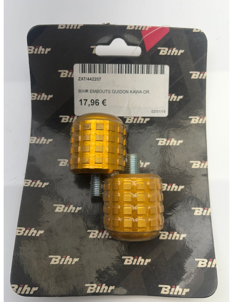 Embout de guidon doré