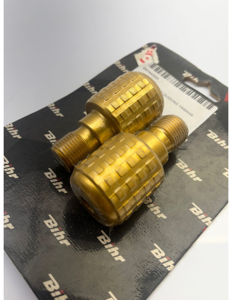 Embout de guidon doré