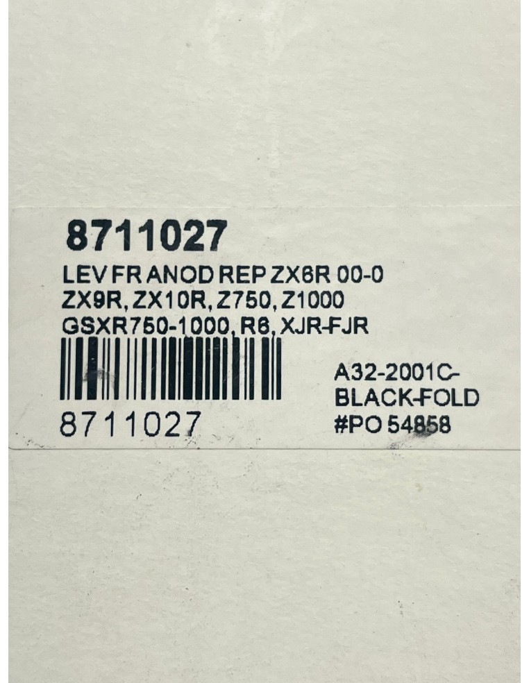 Levier de frein noir adaptable YAMAHA R6 2005 - 2011