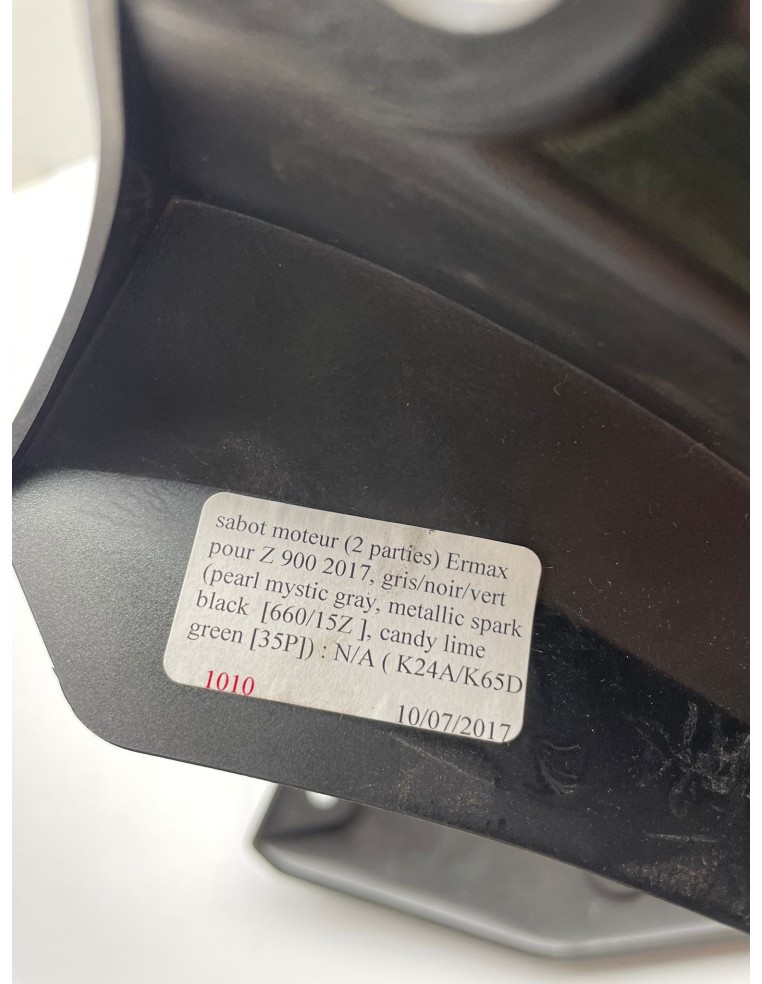 Sabots moteur ERMAX pour KAWASAKI Z 900 années 2017 / 2019 890309600