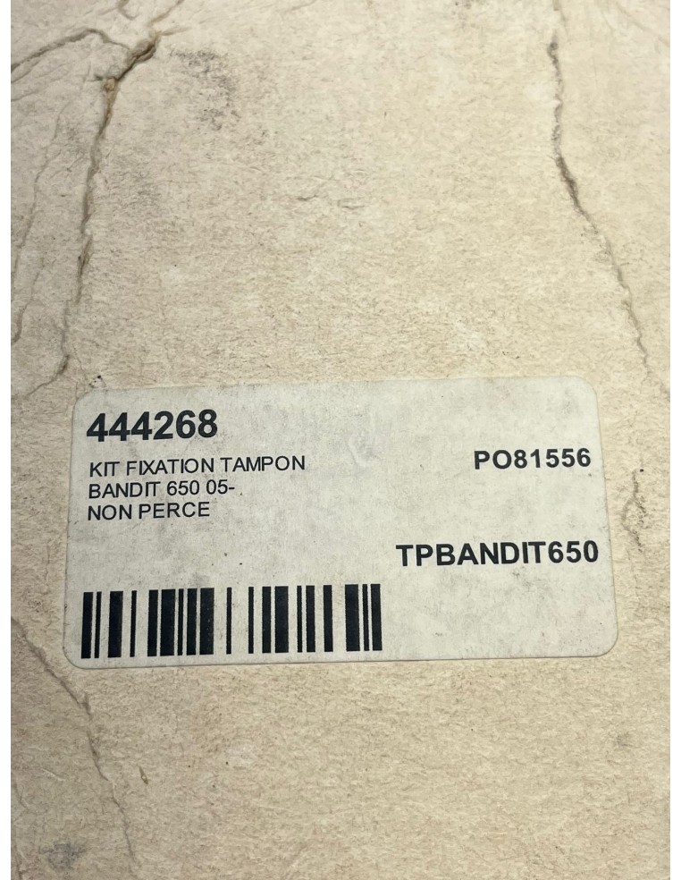 Kit de fixation de tampons de protection SUZUKI BANDIT 650 2004 - 2006