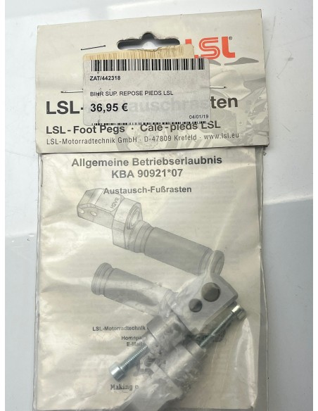 Supports de repose pieds passagers SUZUKI GSXR 1000 2005