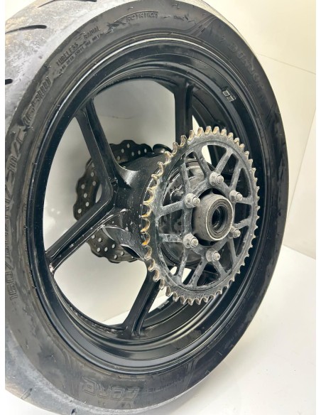 Jante arrière noir complète KAWASAKI VERSYS 650 2006 - 2014