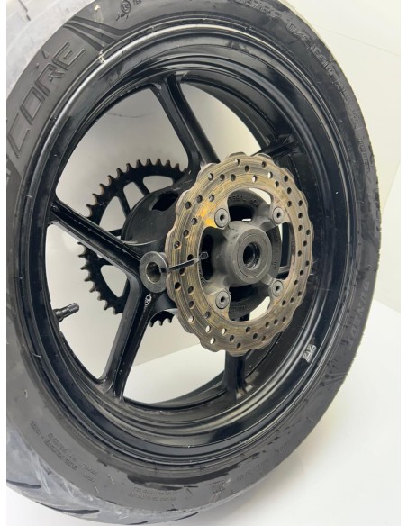 Jante arrière noir complète KAWASAKI VERSYS 650 2006 - 2014