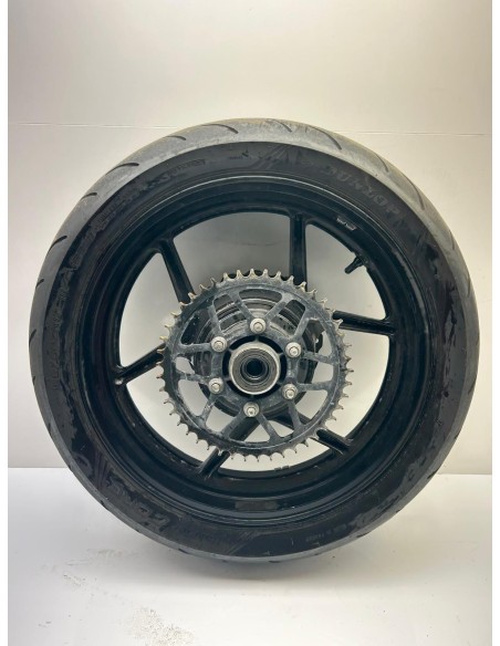 Jante arrière noir complète KAWASAKI VERSYS 650 2006 - 2014