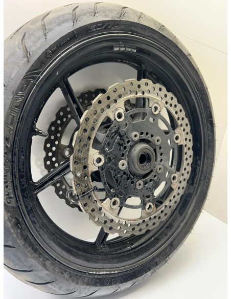 Jante avant noir complète KAWASAKI VERSYS 650 2006 - 2014