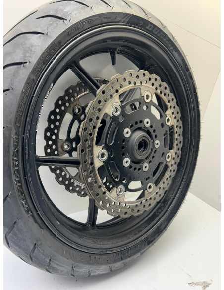 Jante avant noir complète KAWASAKI VERSYS 650 2006 - 2014