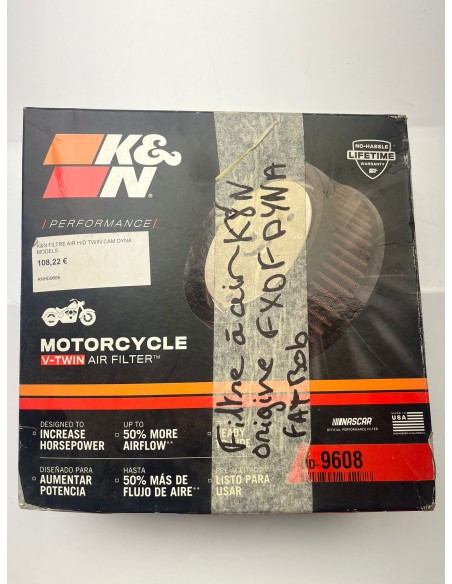 Filtre à air K&N HARLEY DAVIDSON 1584 Series Dyna 2007 - 2010