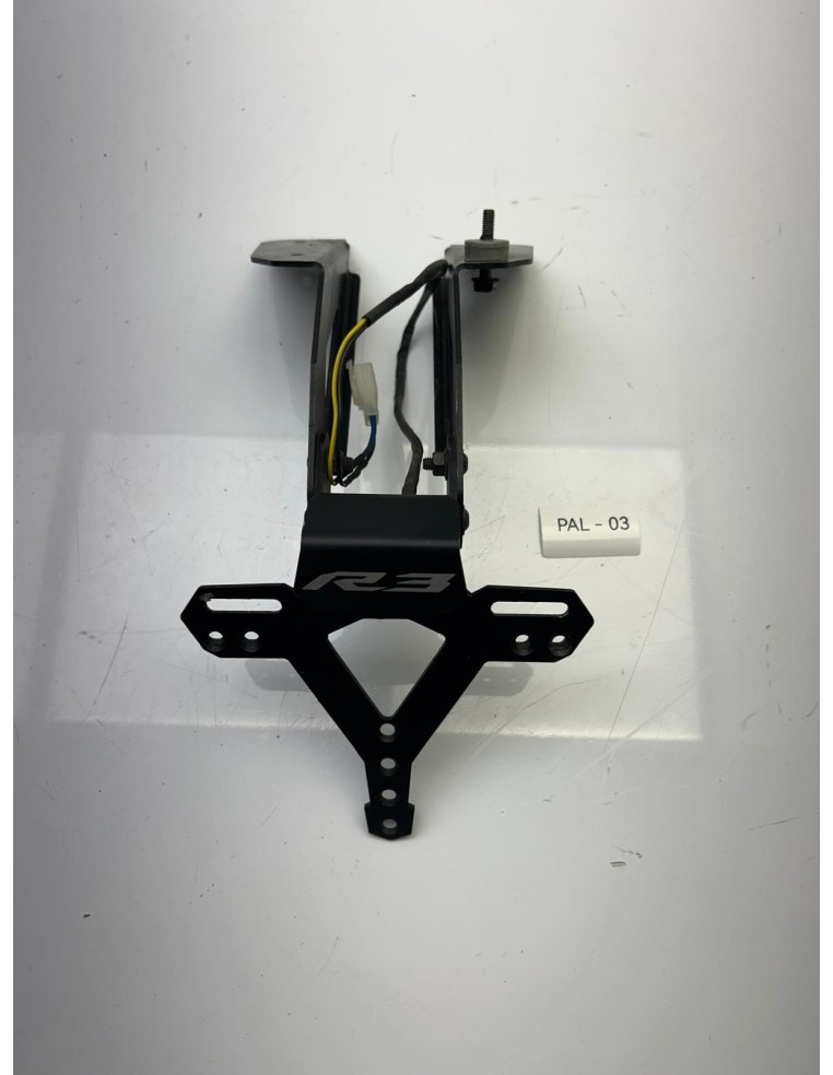 Support de plaque alu YAMAHA R3 2019 - 2024