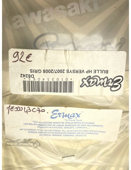 Bulle KAWASAKI VERSYS 650 2007 / 2009 391540022