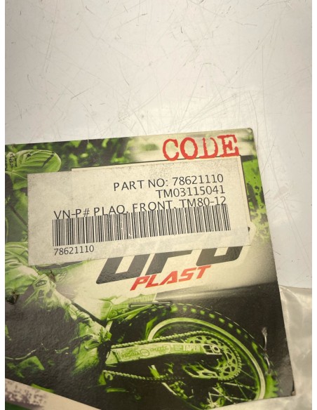 Plaque avant TM 250 MX 1998 / 2000 78621110