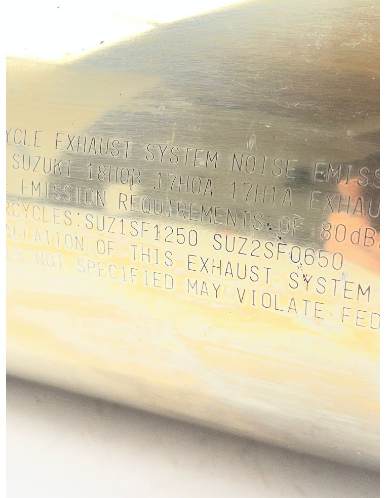 Silencieux d'échappement SUZUKI 1250 BANDIT 2011 - 2016