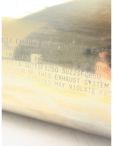 Silencieux d'échappement SUZUKI 1250 BANDIT 2011 - 2016