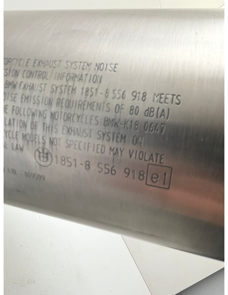 Silencieux d'échappement origine BMW C650 Sport 2014 - 2020