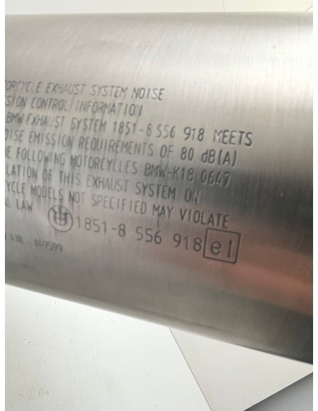 Silencieux d'échappement origine BMW C650 Sport 2014 - 2020