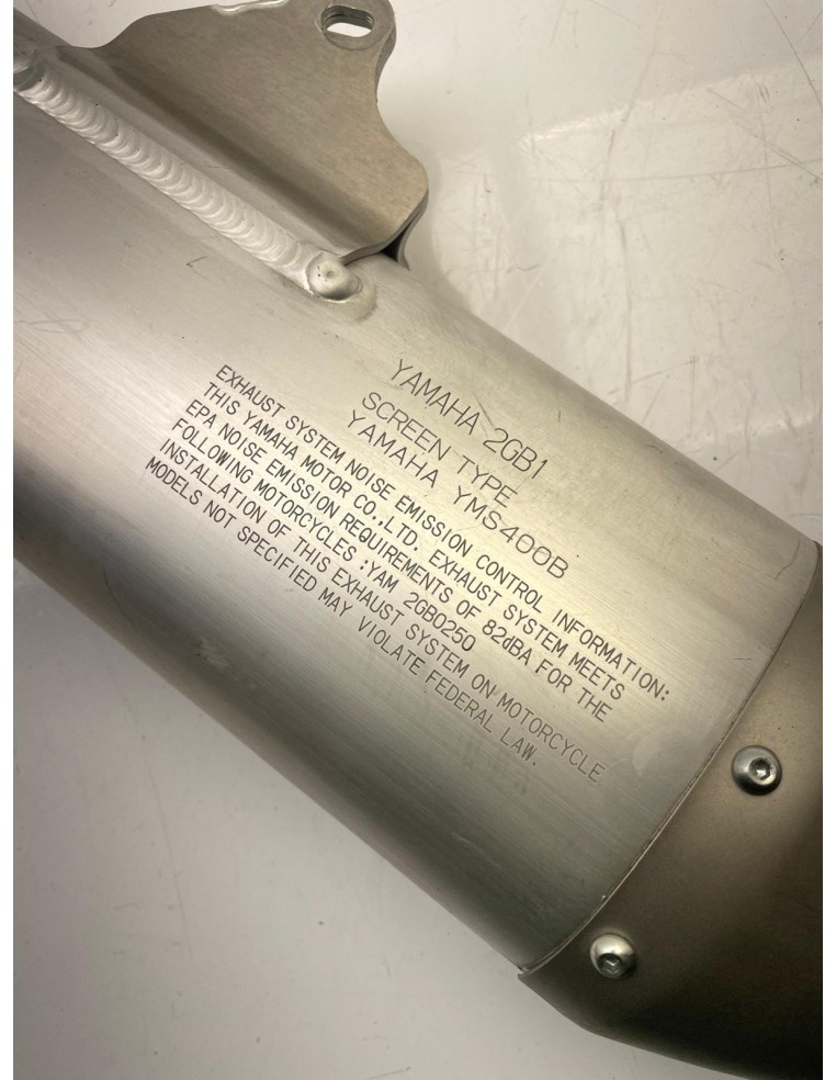 Pot d'échappement Origine YAMAHA 250 WRF 2015 - 2019