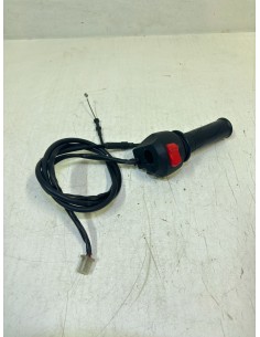 Commodo droit avec câble et poignée d'accélérateur YAMAHA YZF R125 2008 / 2013 5D7H39750200 / 5D7F62400000 / 5D7F63111000