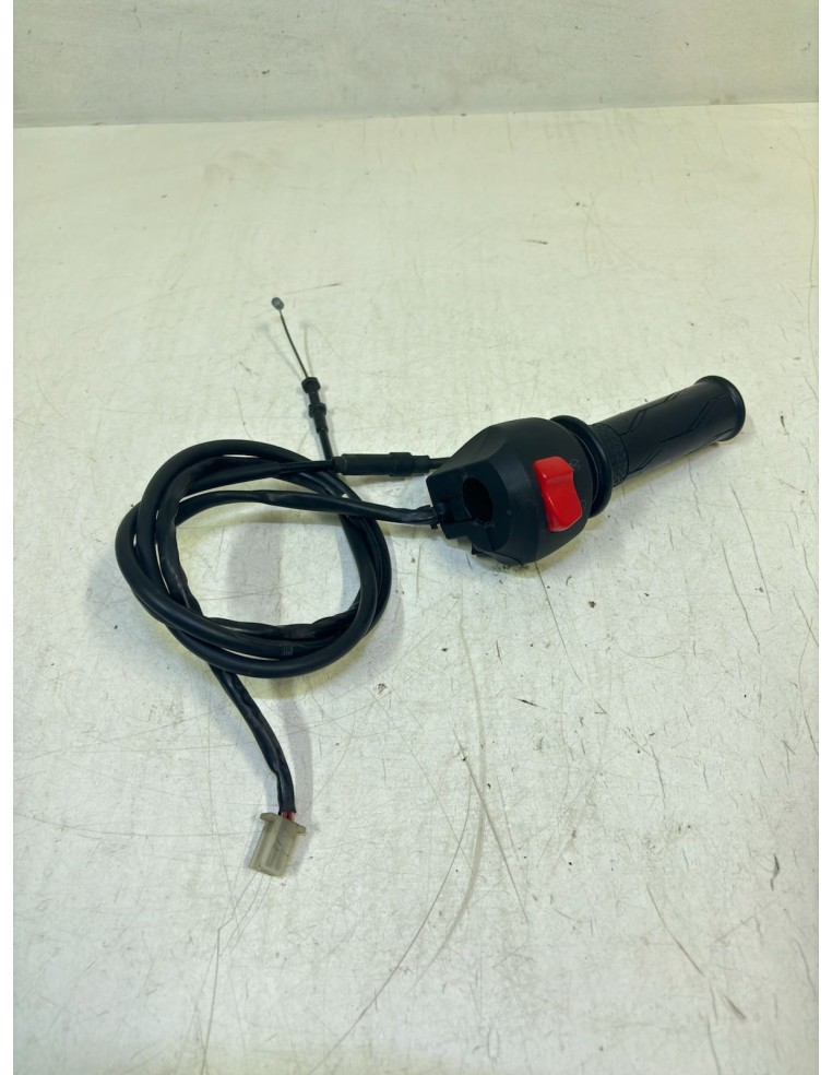 Commodo droit avec câble et poignée d'accélérateur YAMAHA YZF R125 2008 / 2013 5D7H39750200 / 5D7F62400000 / 5D7F63111000