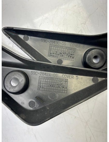 Paire de caches plastique bulle YAMAHA TMAX 530 2012 - 2016