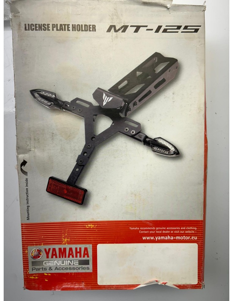 Support de plaque yamaha YAMAHA MT 125 2014 - 2019