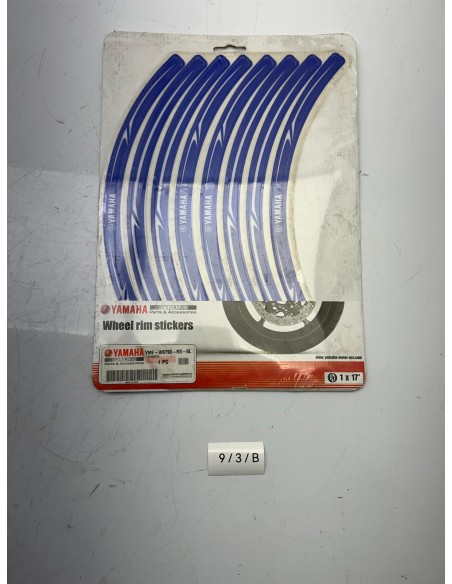 Stickers de jante bleus