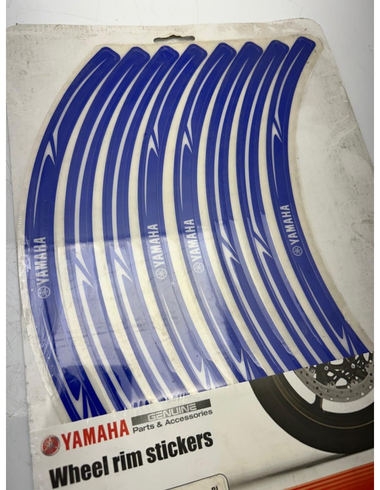 Stickers de jante bleus