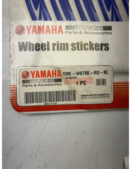 Stickers de jante bleus