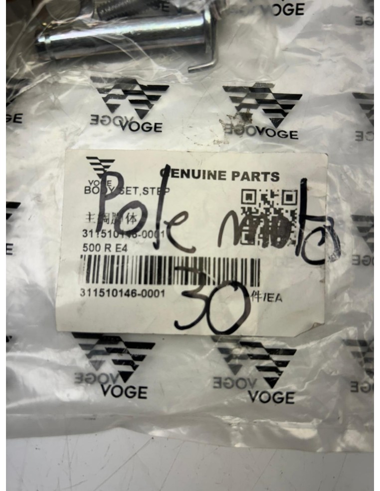 Repose pied pilote droit origine VOGE 525R Euro 5 2023 - 2024