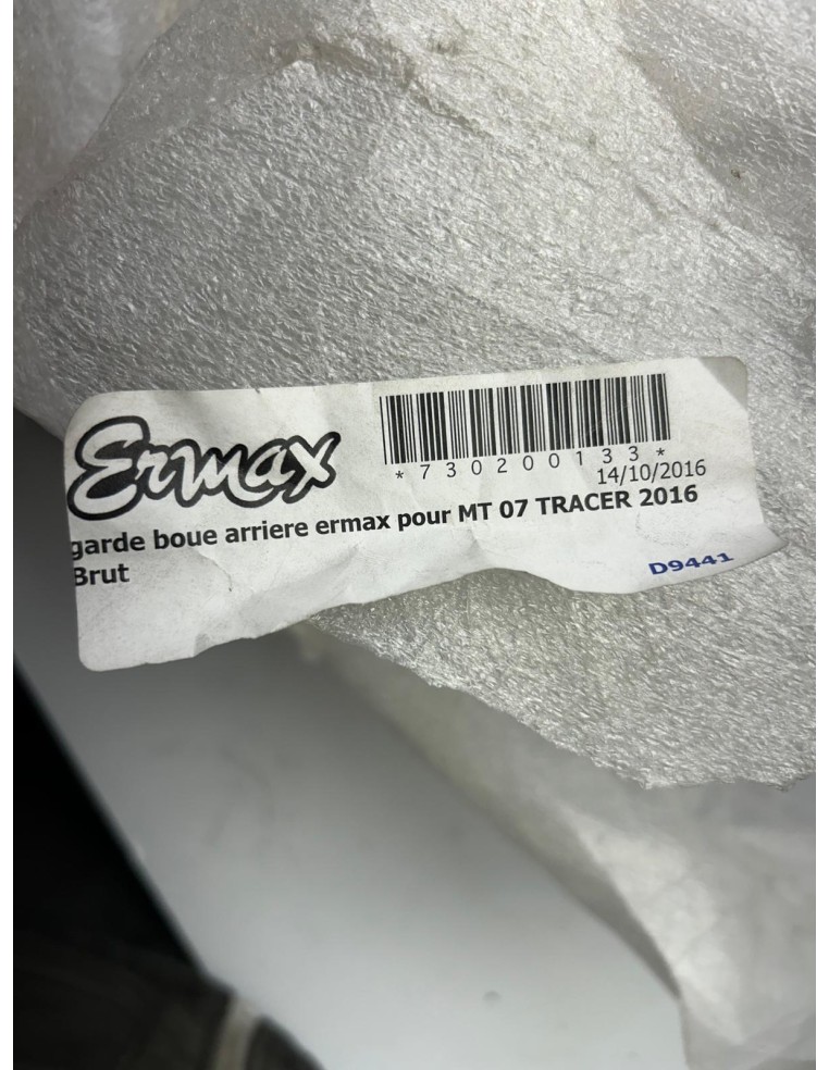 Garde boue arrière Ermax YAMAHA MT 07 Tracer 2014 - 2017