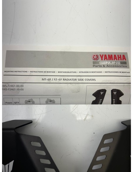 Caches latéraux de radiateurs YAMAHA MT 07 2014 - 2017