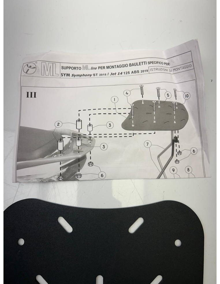Porte bagages SYM Symphony ST 125 2015 - 2018