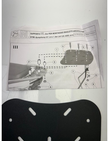 Porte bagages SYM Symphony ST 125 2015 - 2018