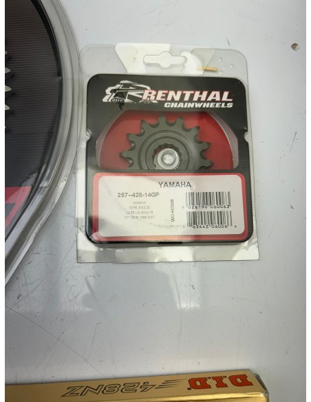 Kit de chaine YAMAHA YZ 85 2002 - 2014 9Y5820012300 / 5PA254530000