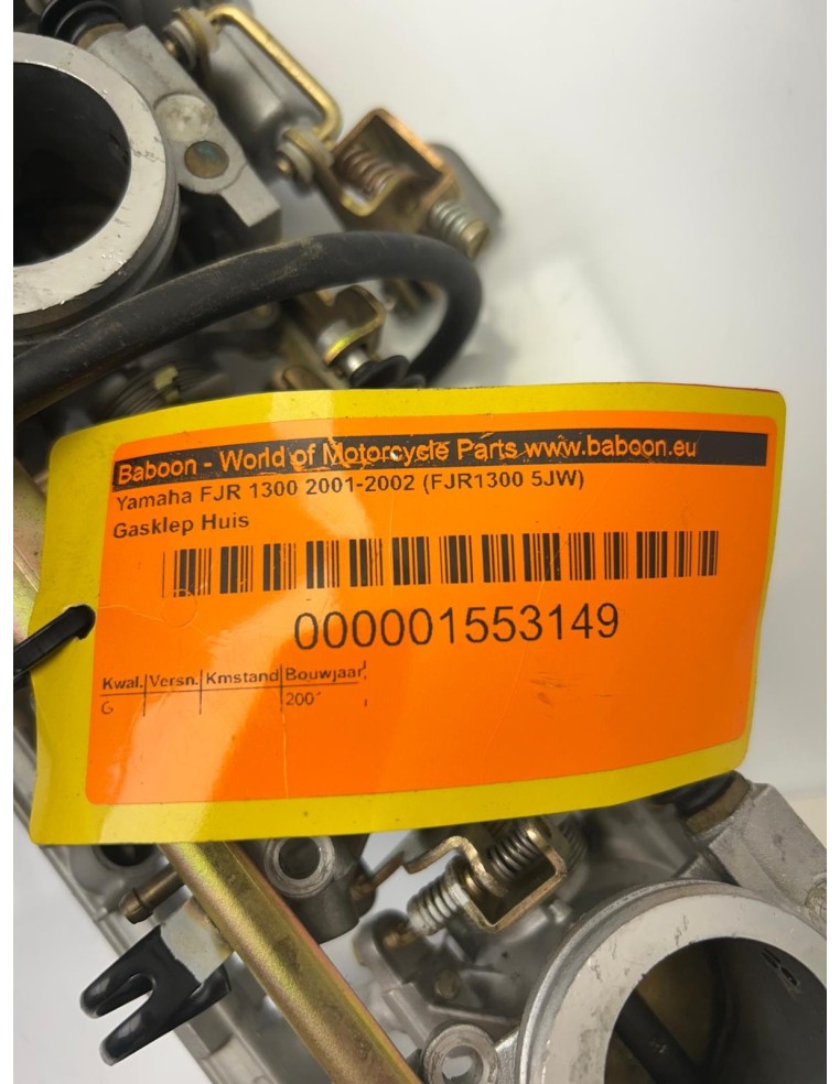 Rampe d'injection YAMAHA FJR 1300 2001 - 2002 5JW137500000