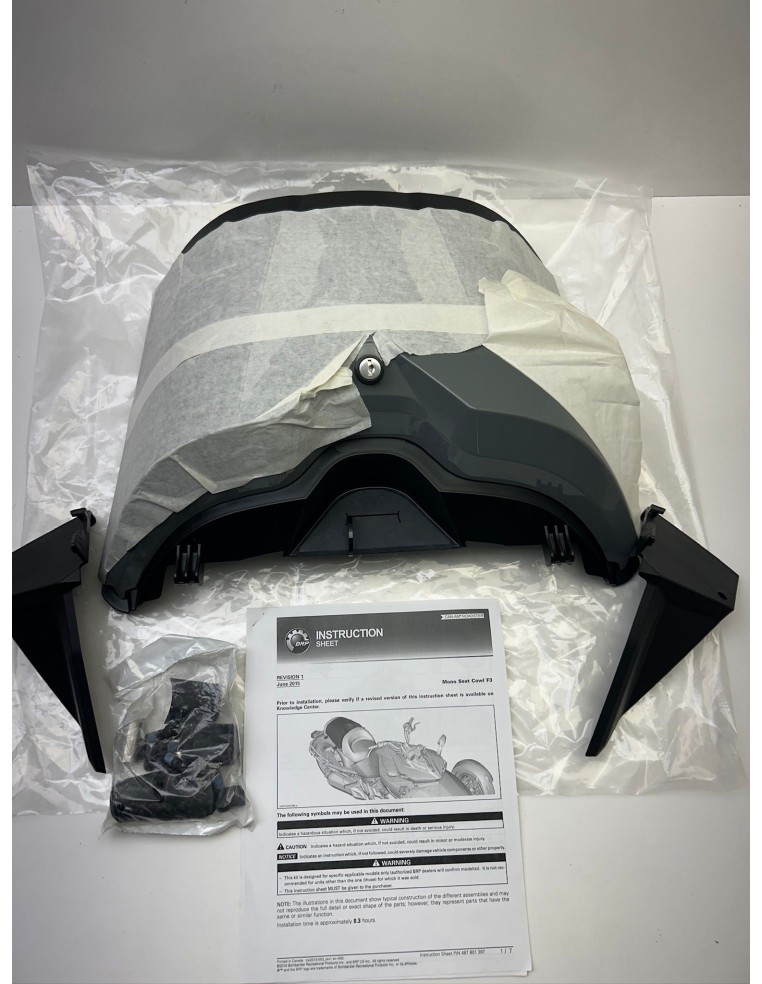 Capot / couvercle de siège passager CAN-AM SPYDER F3 2015 - 2019 708301199