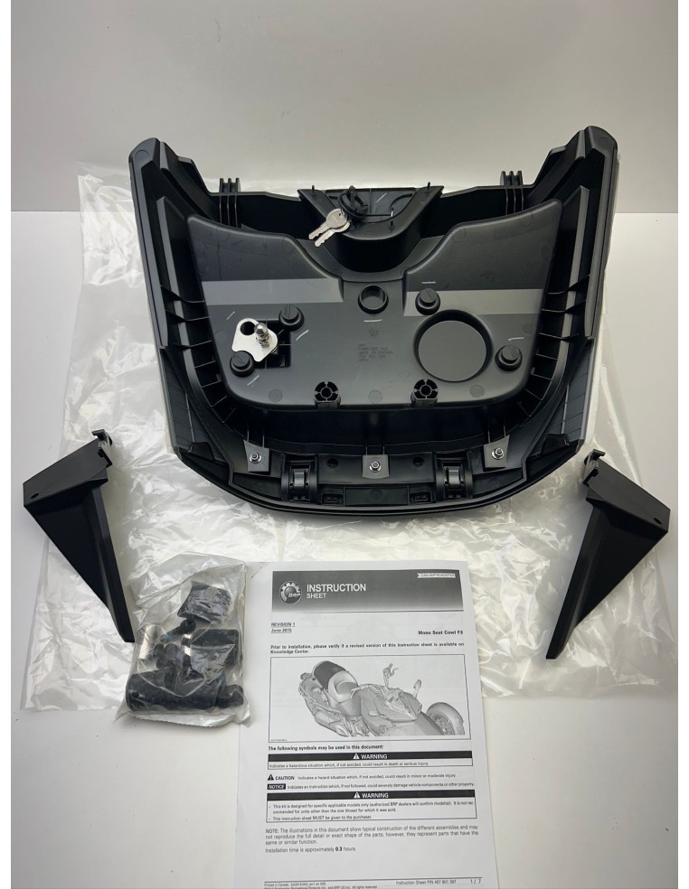 Capot / couvercle de siège passager CAN-AM SPYDER F3 2015 - 2019 708301199