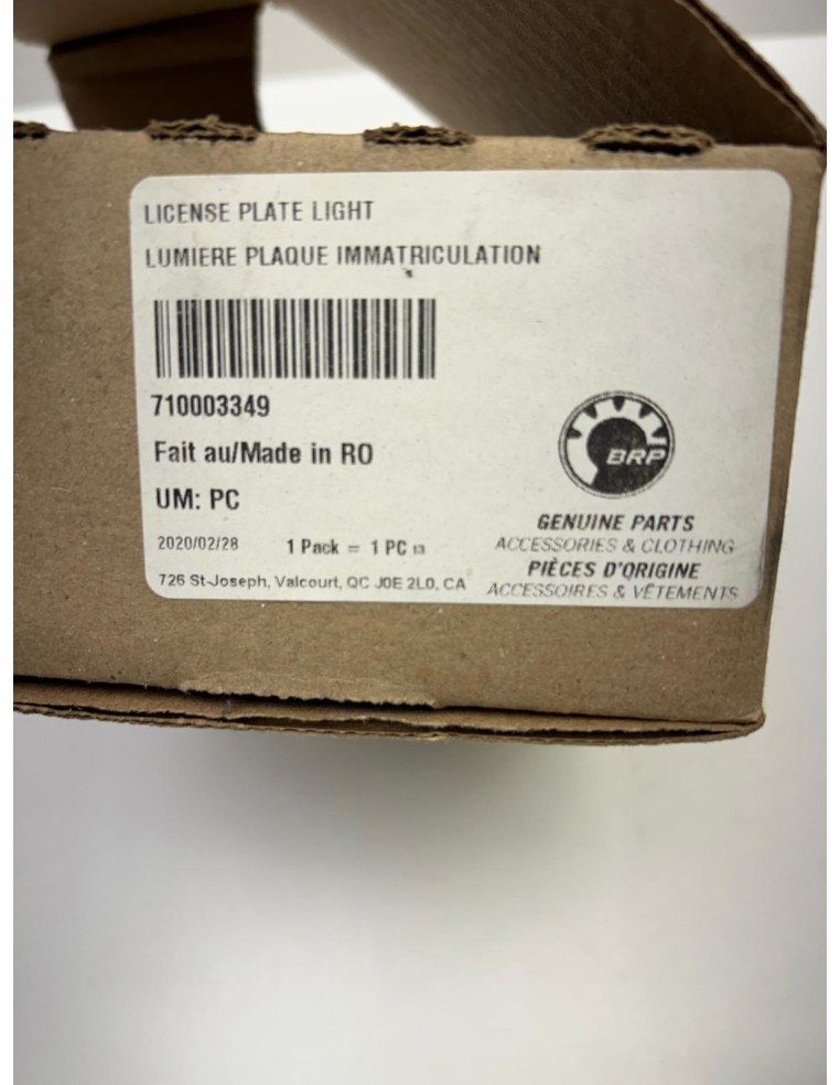 Eclairage de plaque CAN-AM Spyder F3 2013 - 2018