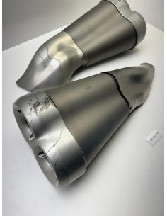 Paire de silencieux d'échappement / Pot d'échappement origine YAMAHA VMAX 1700 2009 - 2017