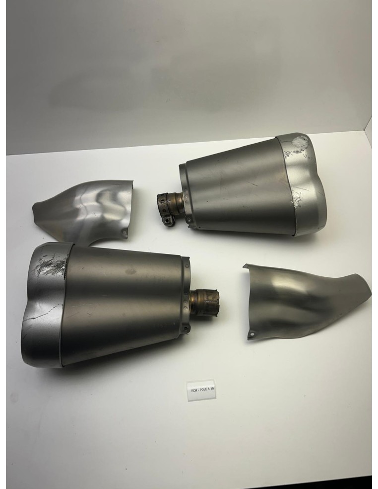 Paire de silencieux d'échappement / Pot d'échappement origine YAMAHA VMAX 1700 2009 - 2017