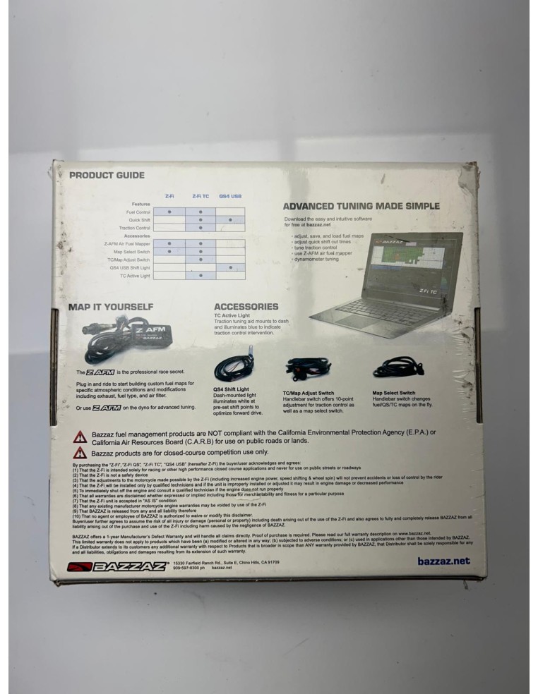 Boîtier électronique Bazzaz AMAHA Raptor 700 2006 - 2015